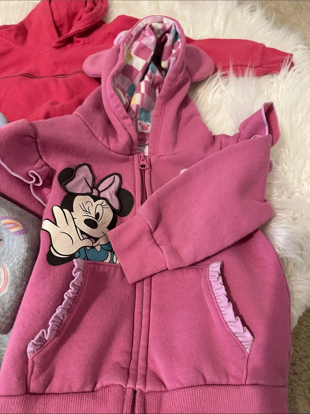 2T sweatshirt bundle: Santa Cruz Skateboards Pink, Gap, Cat&Jack, & Disney